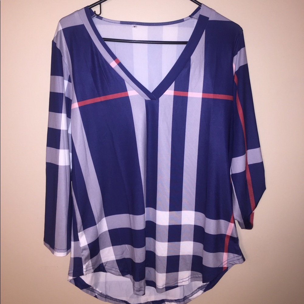 Plaid Top